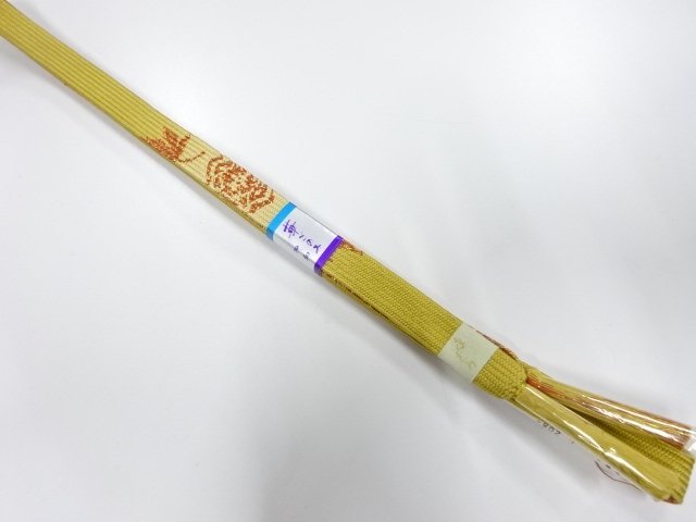 JAPANESE KIMONO / UNUSED KOREI HAND-TIED OBIJIME